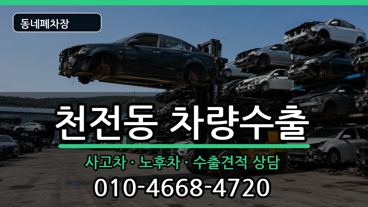 경상남도진주시천전동  차량수출 서류형