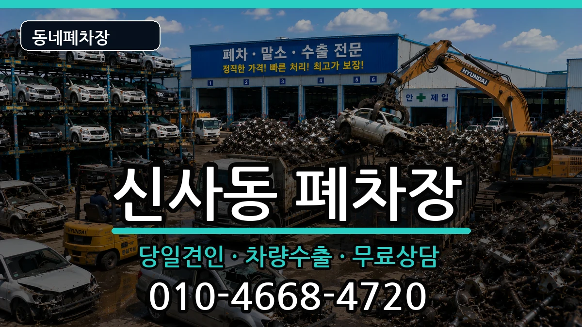 서울특별시관악구신사동  폐차 비용형