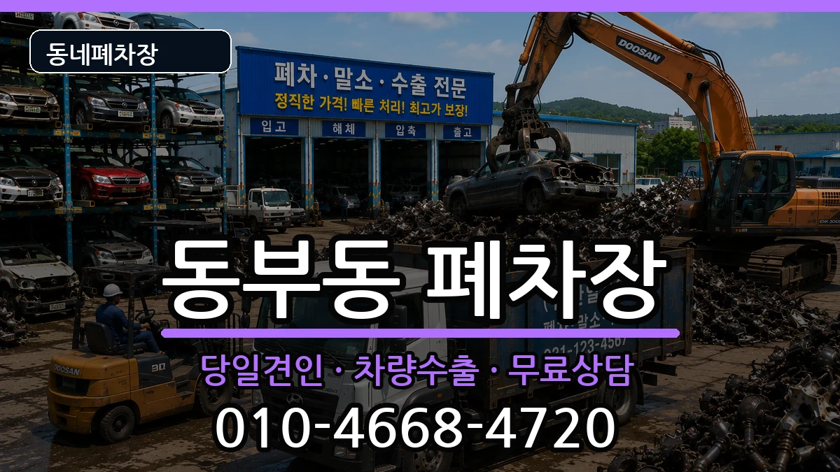 경기도용인시처인구동부동  폐차 절차형