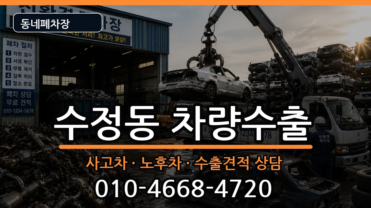 부산광역시동구수정동 차량수출 부산광역시동구수정동 차량수출 차량 처리 안내 이미지 1