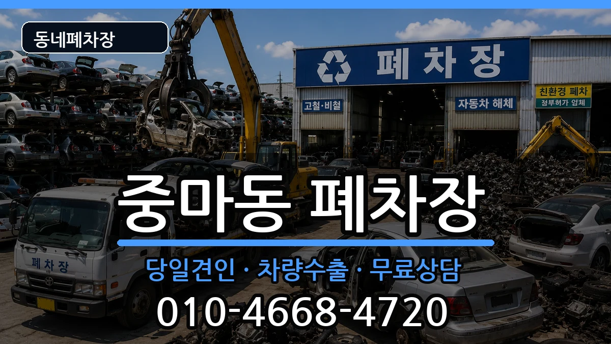 전라남도광양시중마동 폐차 전라남도광양시중마동 폐차 차량 처리 안내 이미지 3