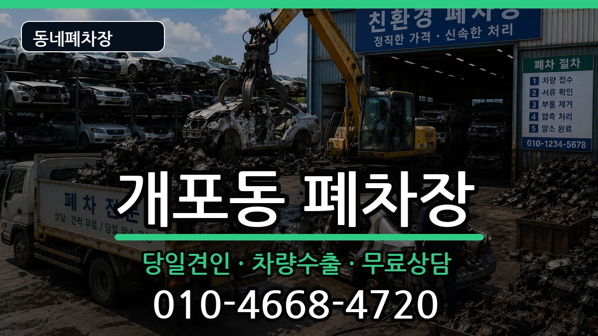 서울특별시강남구개포동  폐차 FAQ형