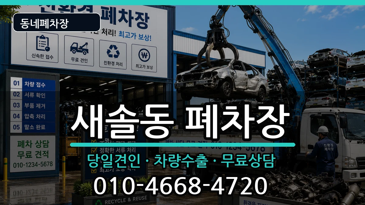 경기도화성시만세구새솔동 폐차 경기도화성시만세구새솔동 폐차 차량 처리 안내 이미지 2