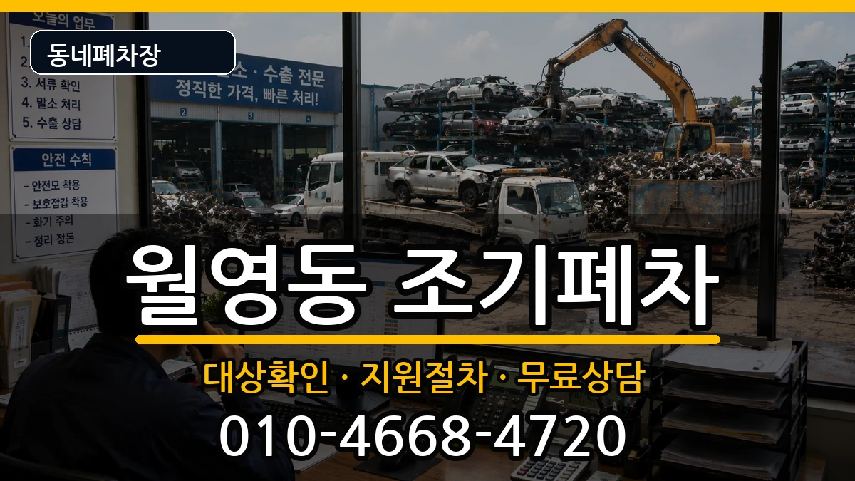 경상남도창원시마산합포구월영동 조기폐차 차량 처리 안내 이미지 1