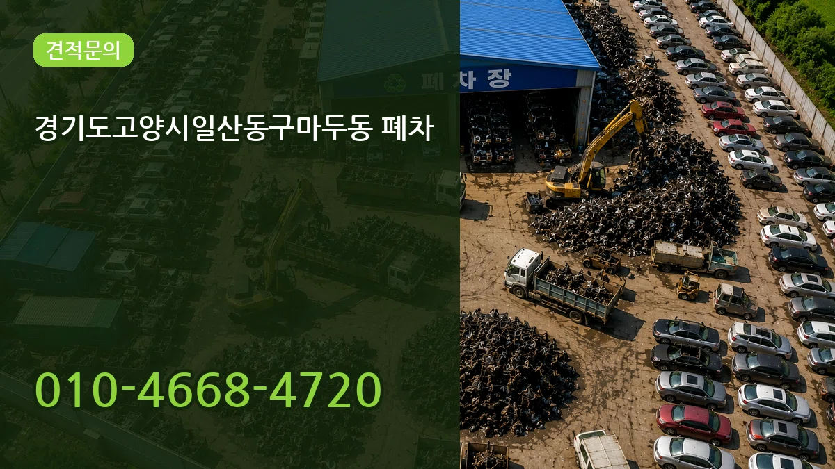 경기도고양시일산동구마두동 폐차 경기도고양시일산동구마두동 폐차 차량 처리 안내 이미지 2