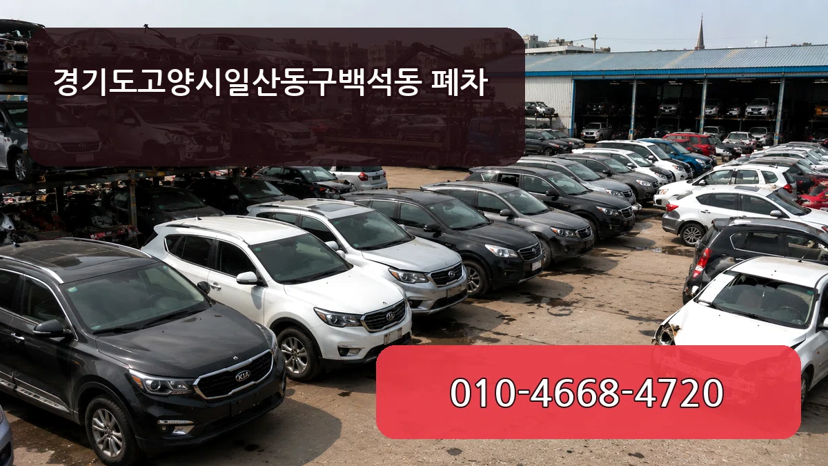 경기도고양시일산동구백석동 폐차 경기도고양시일산동구백석동 폐차 차량 처리 안내 이미지 1