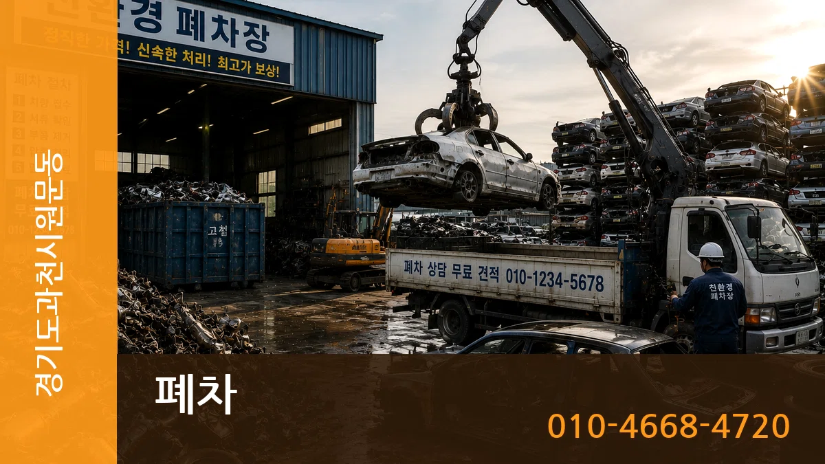 경기도과천시원문동 폐차 경기도과천시원문동 폐차 차량 처리 안내 이미지 2