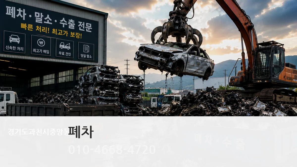 경기도과천시중앙동 폐차 경기도과천시중앙동 폐차 차량 처리 안내 이미지 2