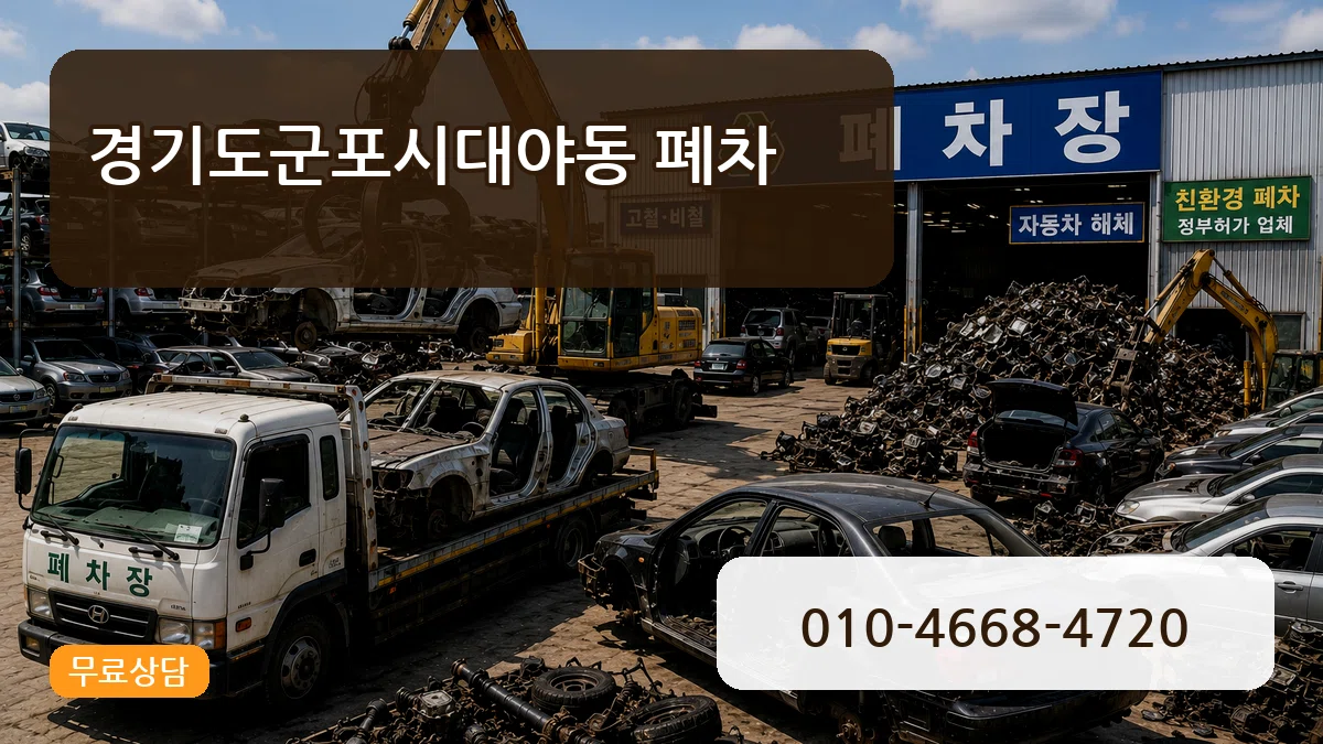 경기도군포시대야동 폐차 경기도군포시대야동 폐차 차량 처리 안내 이미지 1