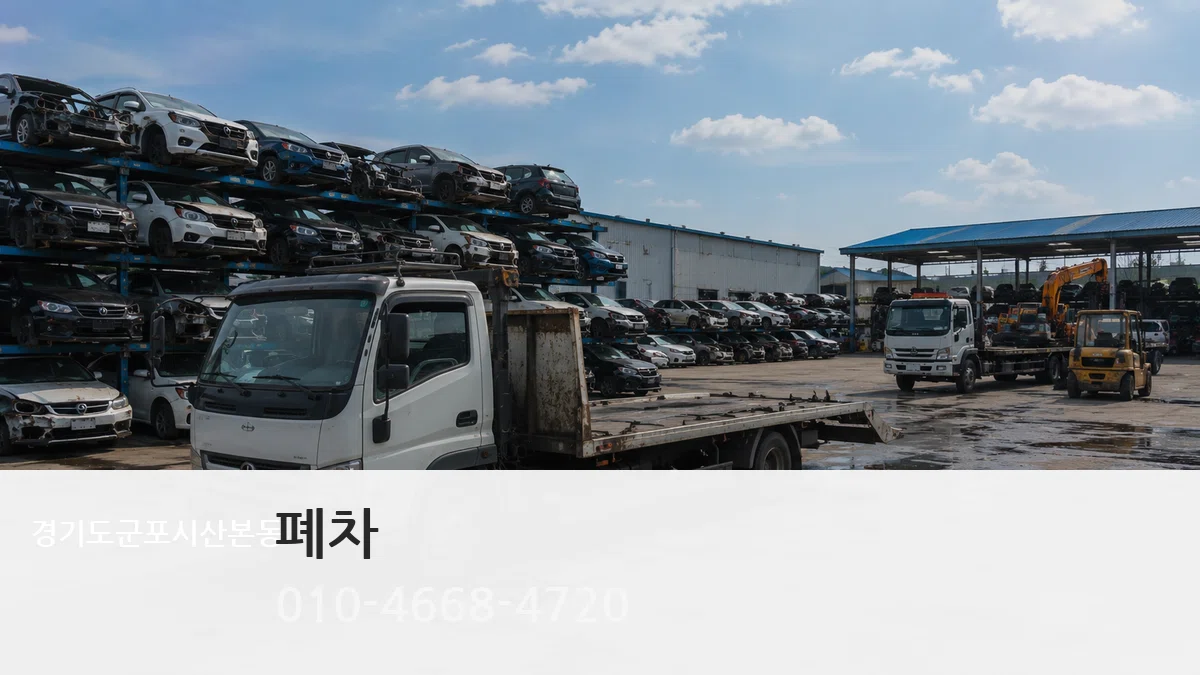 경기도군포시산본동 폐차 경기도군포시산본동 폐차 차량 처리 안내 이미지 1