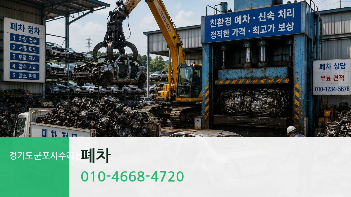 경기도군포시수리동 폐차 경기도군포시수리동 폐차 차량 처리 안내 이미지 2
