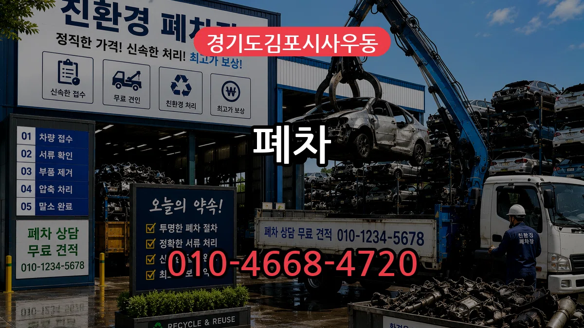 경기도김포시사우동 폐차 경기도김포시사우동 폐차 차량 처리 안내 이미지 2
