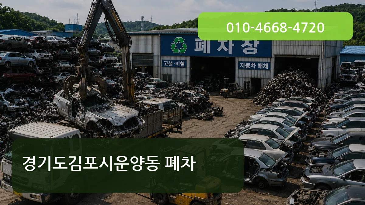 경기도김포시운양동 폐차 경기도김포시운양동 폐차 차량 처리 안내 이미지 1