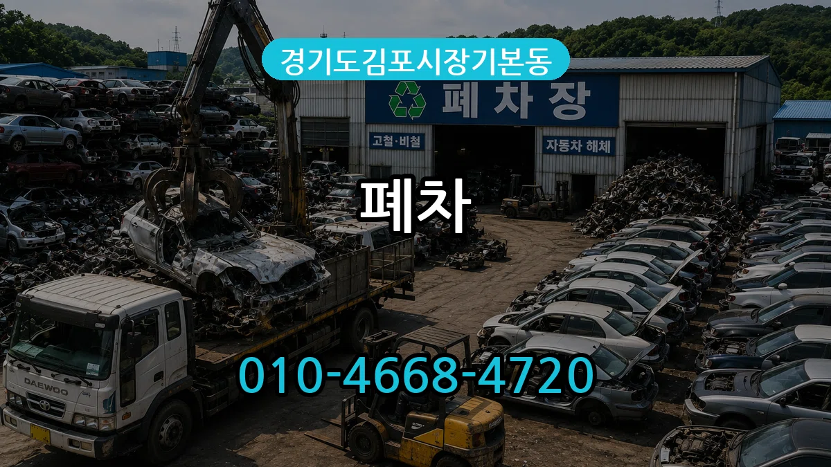 경기도김포시장기본동 폐차 경기도김포시장기본동 폐차 차량 처리 안내 이미지 2
