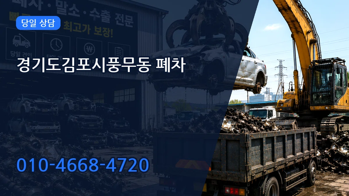 경기도김포시풍무동 폐차 경기도김포시풍무동 폐차 차량 처리 안내 이미지 1