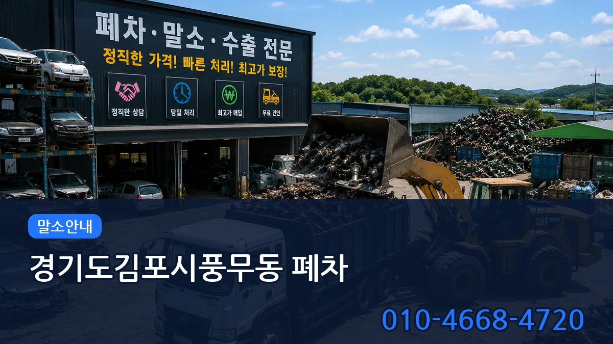 경기도김포시풍무동 폐차 경기도김포시풍무동 폐차 차량 처리 안내 이미지 2