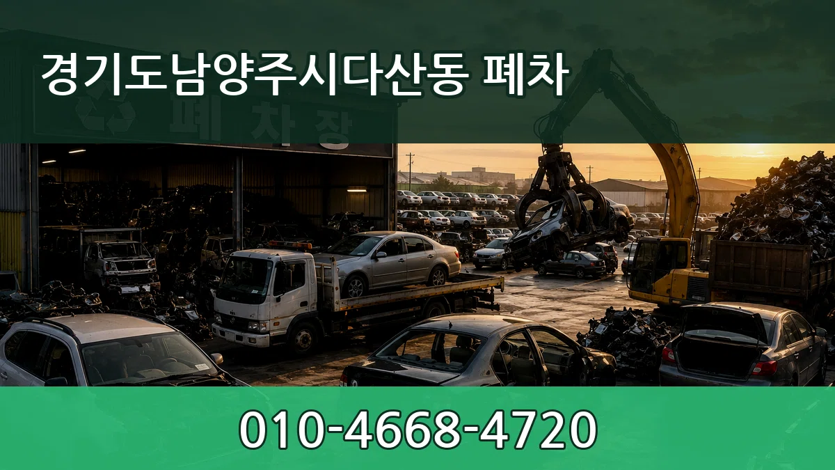경기도남양주시다산동 폐차 경기도남양주시다산동 폐차 차량 처리 안내 이미지 2