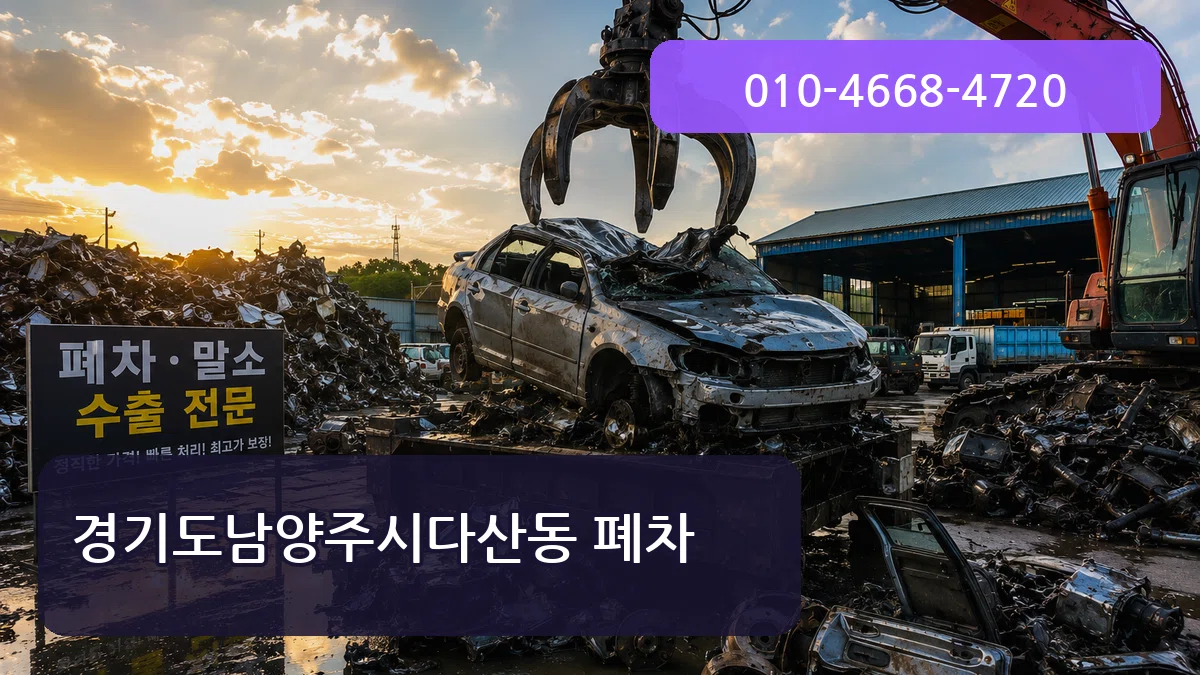경기도남양주시다산동 폐차 경기도남양주시다산동 폐차 차량 처리 안내 이미지 1