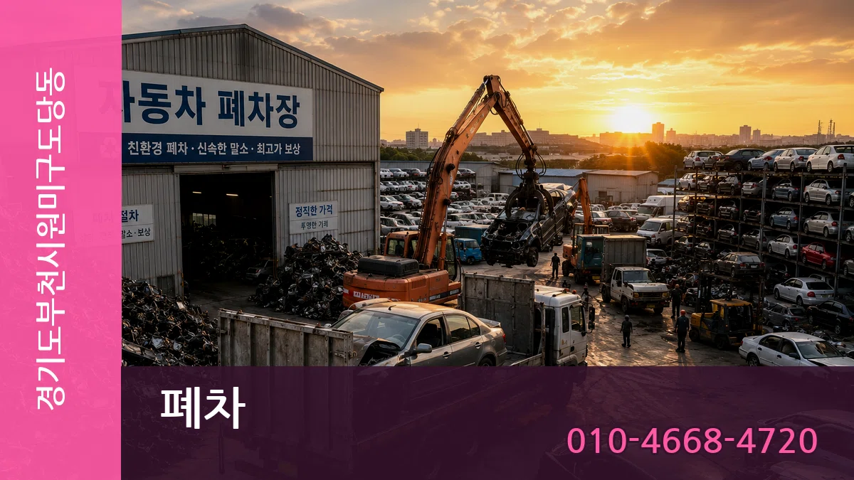 경기도부천시원미구도당동 폐차 경기도부천시원미구도당동 폐차 차량 처리 안내 이미지 3