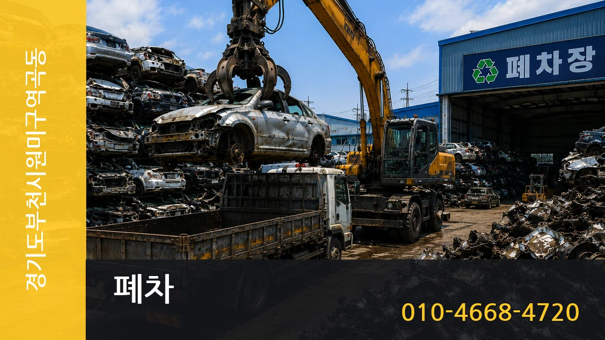 경기도부천시원미구역곡동 폐차 경기도부천시원미구역곡동 폐차 차량 처리 안내 이미지 1