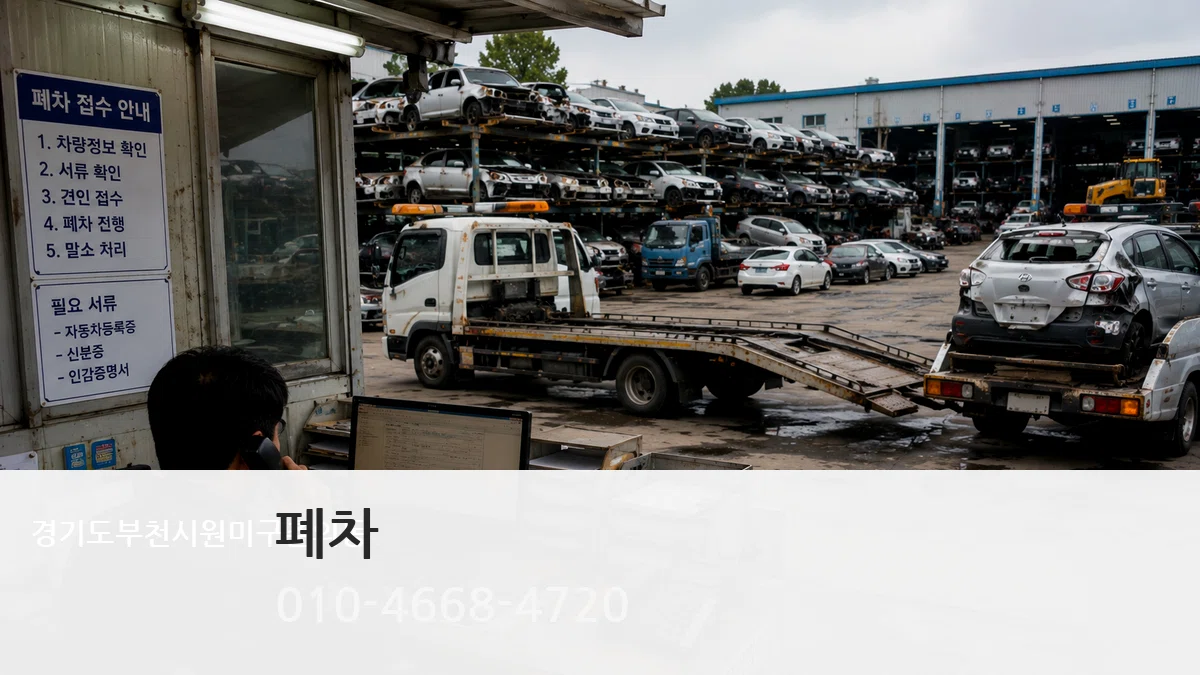 경기도부천시원미구춘의동 폐차 경기도부천시원미구춘의동 폐차 차량 처리 안내 이미지 3