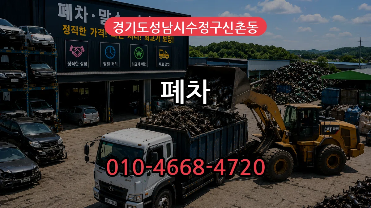 경기도성남시수정구신촌동 폐차 경기도성남시수정구신촌동 폐차 차량 처리 안내 이미지 1