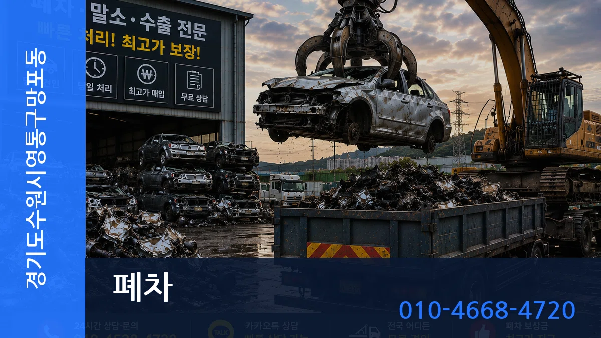 경기도수원시영통구망포동 폐차 경기도수원시영통구망포동 폐차 차량 처리 안내 이미지 2
