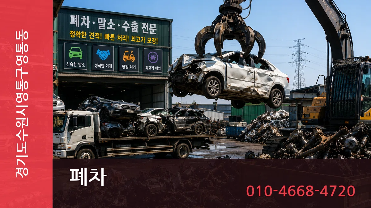 경기도수원시영통구영통동 폐차 경기도수원시영통구영통동 폐차 차량 처리 안내 이미지 1