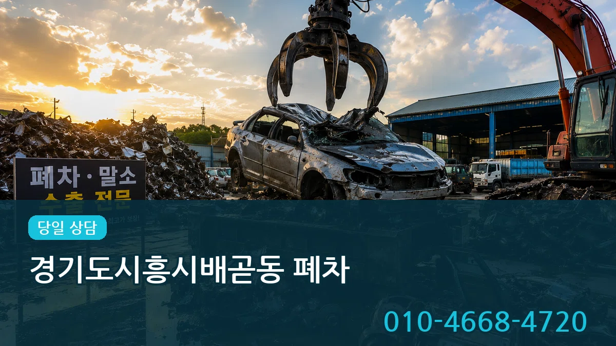 경기도시흥시배곧동 폐차 경기도시흥시배곧동 폐차 차량 처리 안내 이미지 1