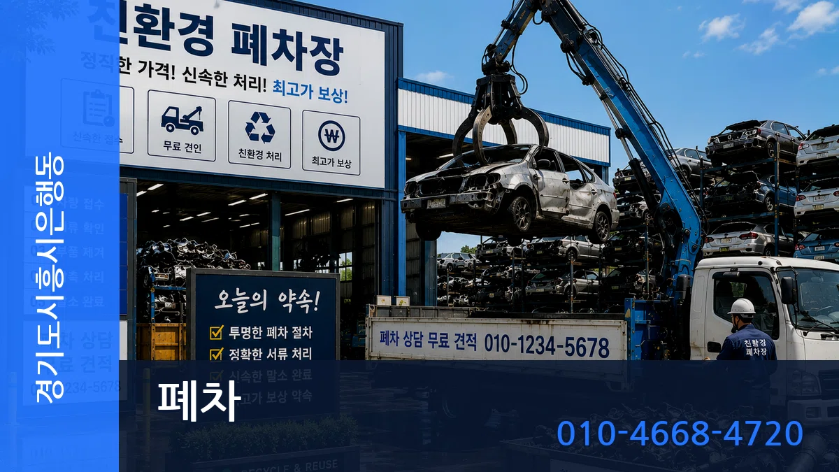 경기도시흥시은행동 폐차 경기도시흥시은행동 폐차 차량 처리 안내 이미지 3