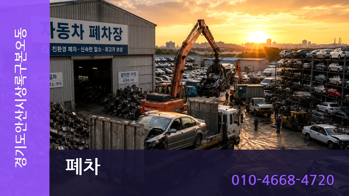경기도안산시상록구본오동 폐차 경기도안산시상록구본오동 폐차 차량 처리 안내 이미지 2