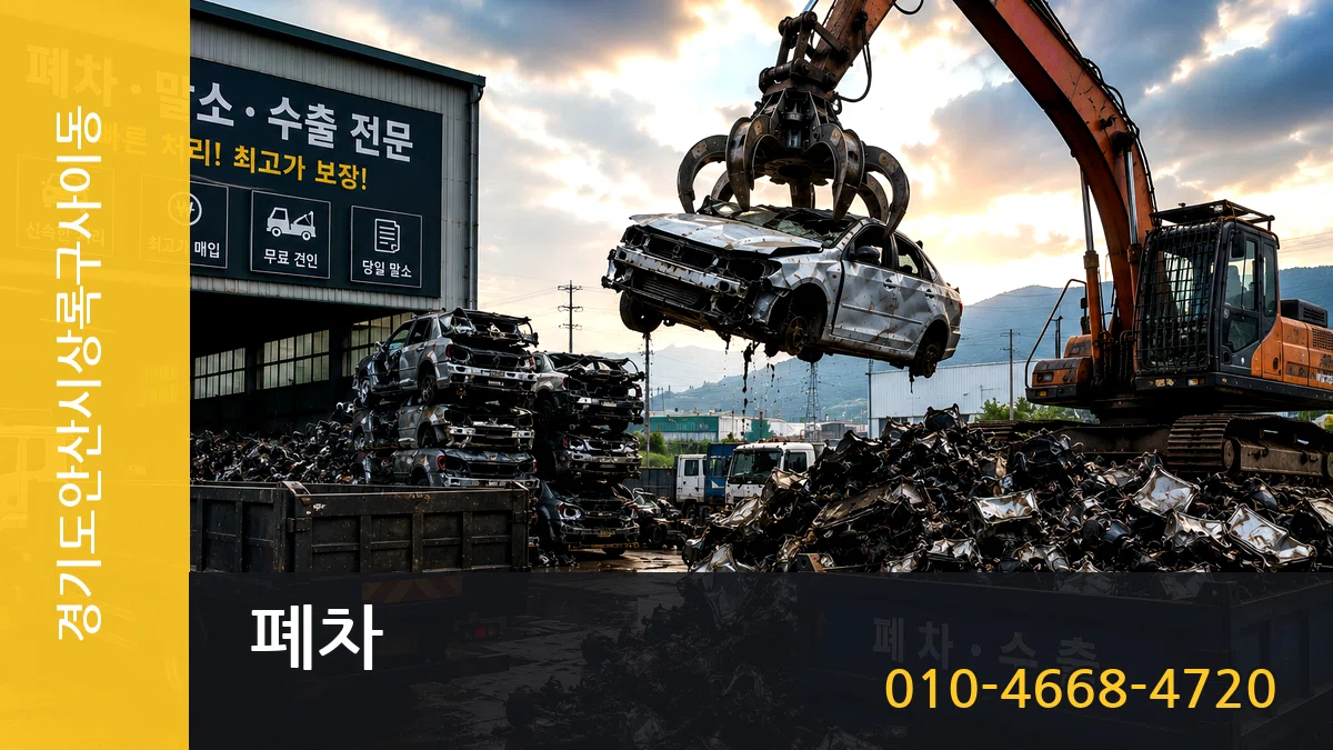 경기도안산시상록구사이동 폐차 경기도안산시상록구사이동 폐차 차량 처리 안내 이미지 2
