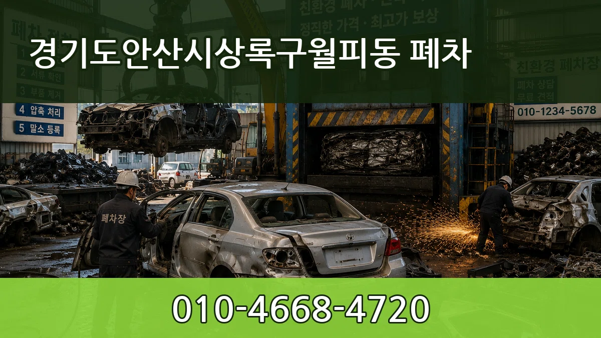 경기도안산시상록구월피동 폐차 경기도안산시상록구월피동 폐차 차량 처리 안내 이미지 1