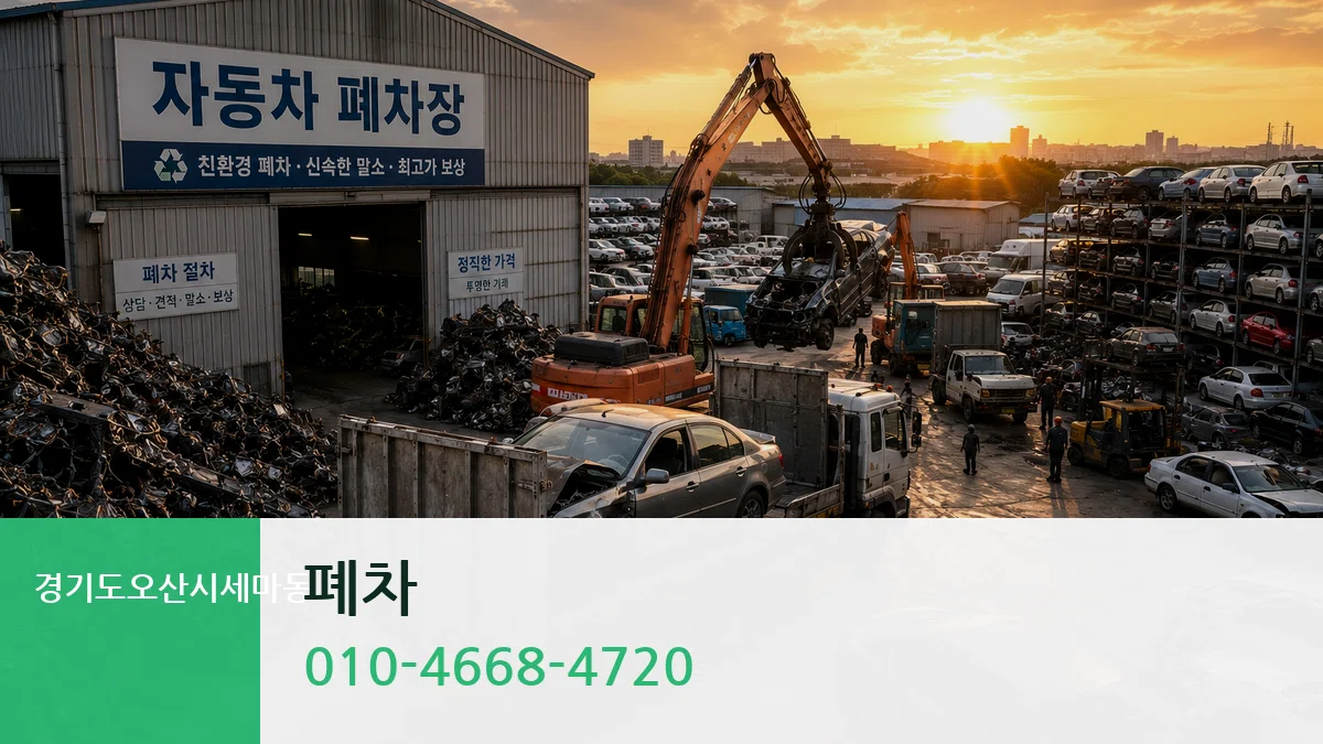 경기도오산시세마동 폐차 경기도오산시세마동 폐차 차량 처리 안내 이미지 1