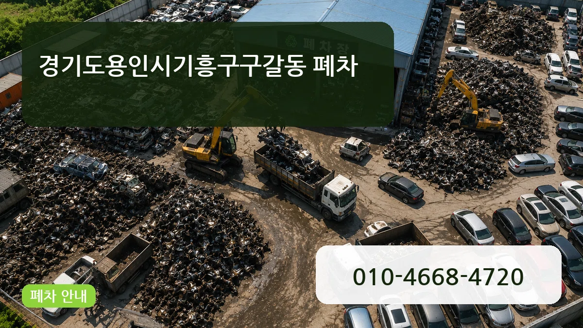 경기도용인시기흥구구갈동 폐차 경기도용인시기흥구구갈동 폐차 차량 처리 안내 이미지 2