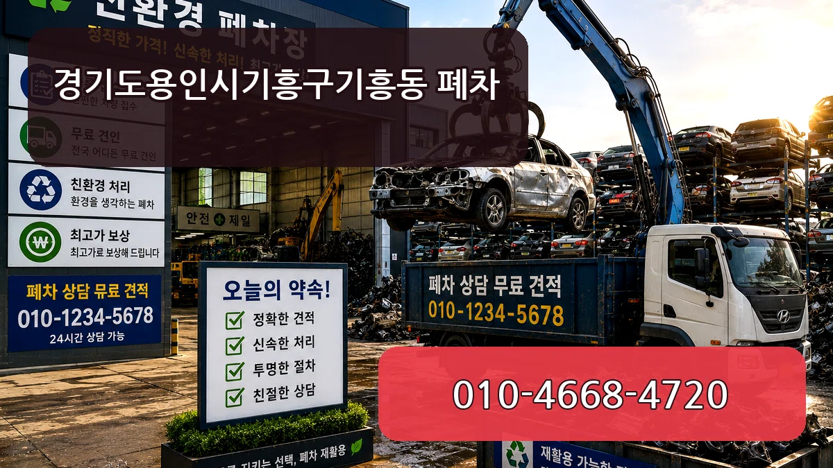 경기도용인시기흥구기흥동 폐차 경기도용인시기흥구기흥동 폐차 차량 처리 안내 이미지 1
