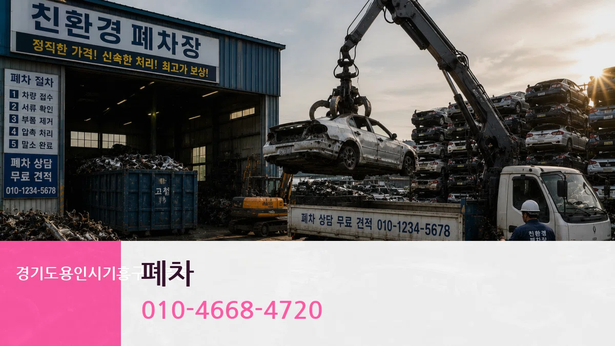 경기도용인시기흥구마북동 폐차 경기도용인시기흥구마북동 폐차 차량 처리 안내 이미지 1