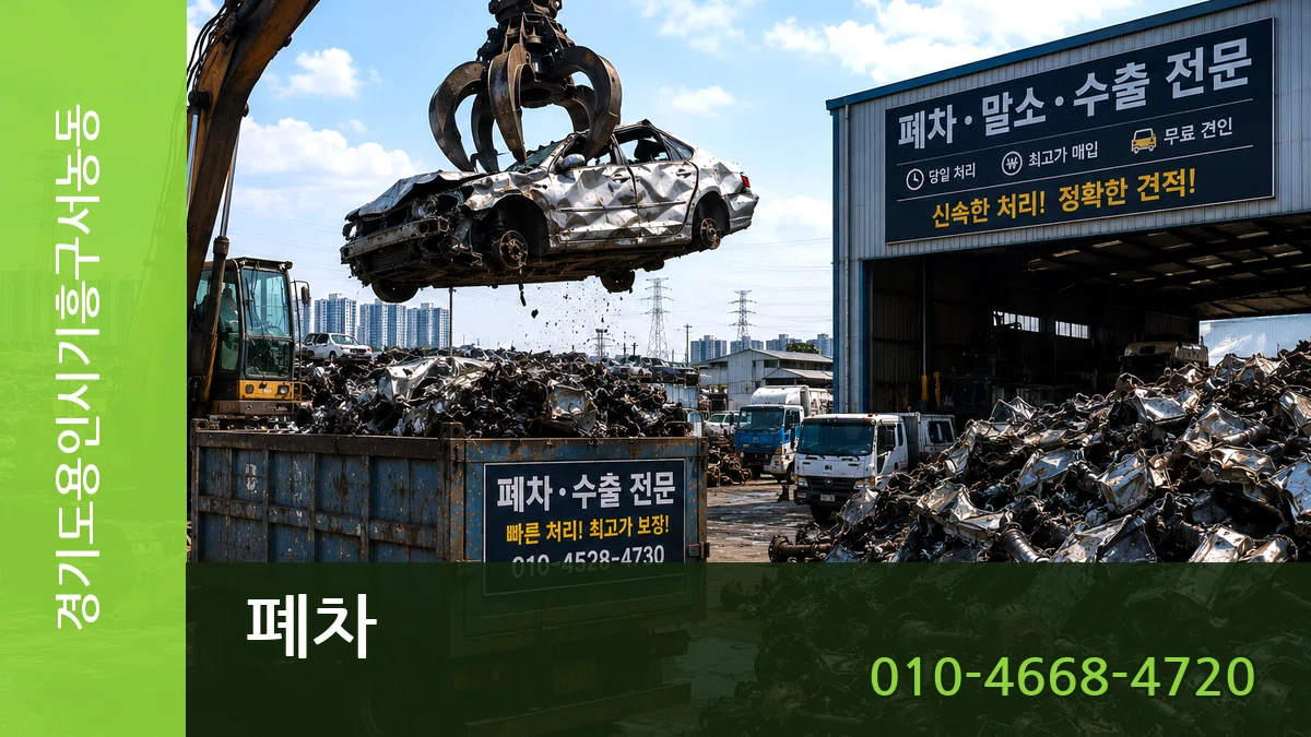 경기도용인시기흥구서농동 폐차 경기도용인시기흥구서농동 폐차 차량 처리 안내 이미지 1