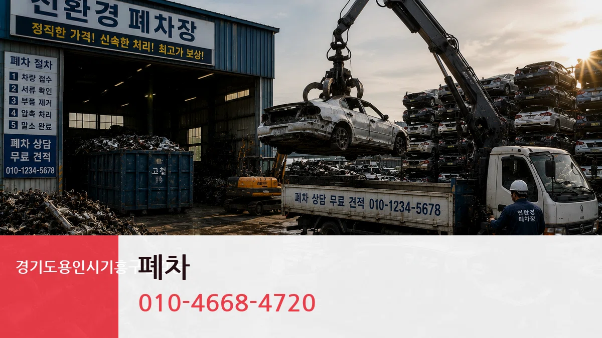 경기도용인시기흥구신갈동 폐차 경기도용인시기흥구신갈동 폐차 차량 처리 안내 이미지 1