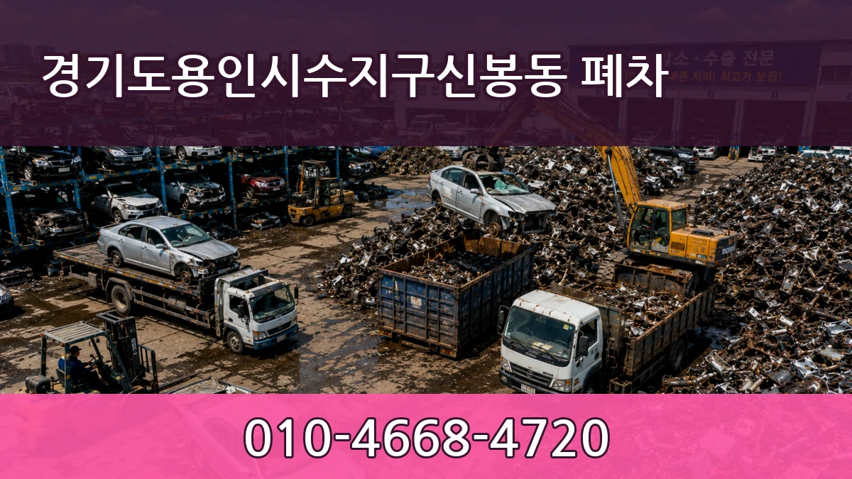 경기도용인시수지구신봉동 폐차 경기도용인시수지구신봉동 폐차 차량 처리 안내 이미지 2