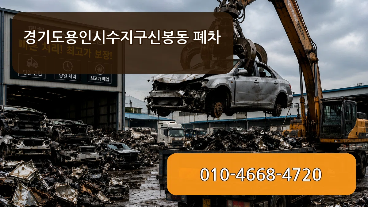 경기도용인시수지구신봉동 폐차 경기도용인시수지구신봉동 폐차 차량 처리 안내 이미지 1