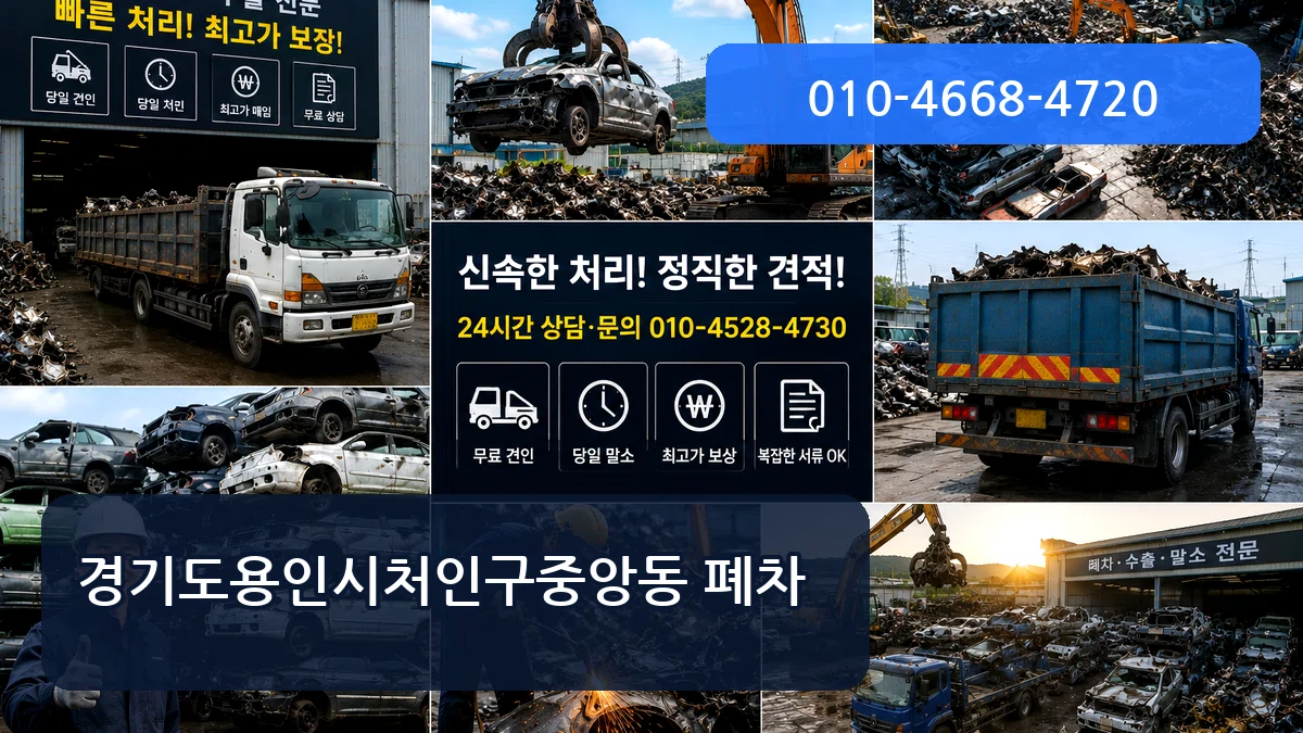 경기도용인시처인구중앙동 폐차 경기도용인시처인구중앙동 폐차 차량 처리 안내 이미지 3