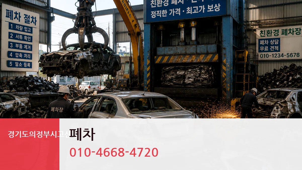 경기도의정부시고산동 폐차 경기도의정부시고산동 폐차 차량 처리 안내 이미지 1