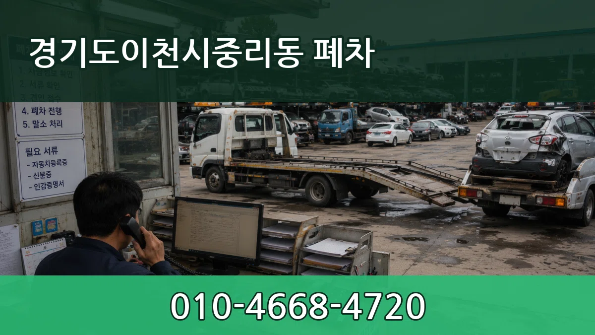 경기도이천시중리동 폐차 경기도이천시중리동 폐차 차량 처리 안내 이미지 1