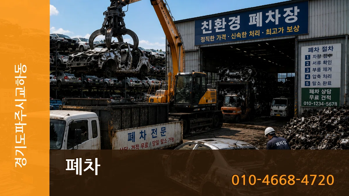 경기도파주시교하동 폐차 경기도파주시교하동 폐차 차량 처리 안내 이미지 2