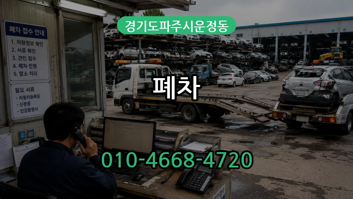 경기도파주시운정동 폐차 경기도파주시운정동 폐차 차량 처리 안내 이미지 3