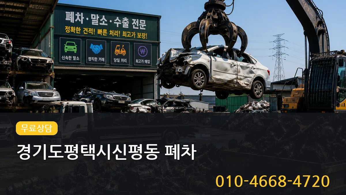 경기도평택시신평동 폐차 경기도평택시신평동 폐차 차량 처리 안내 이미지 3