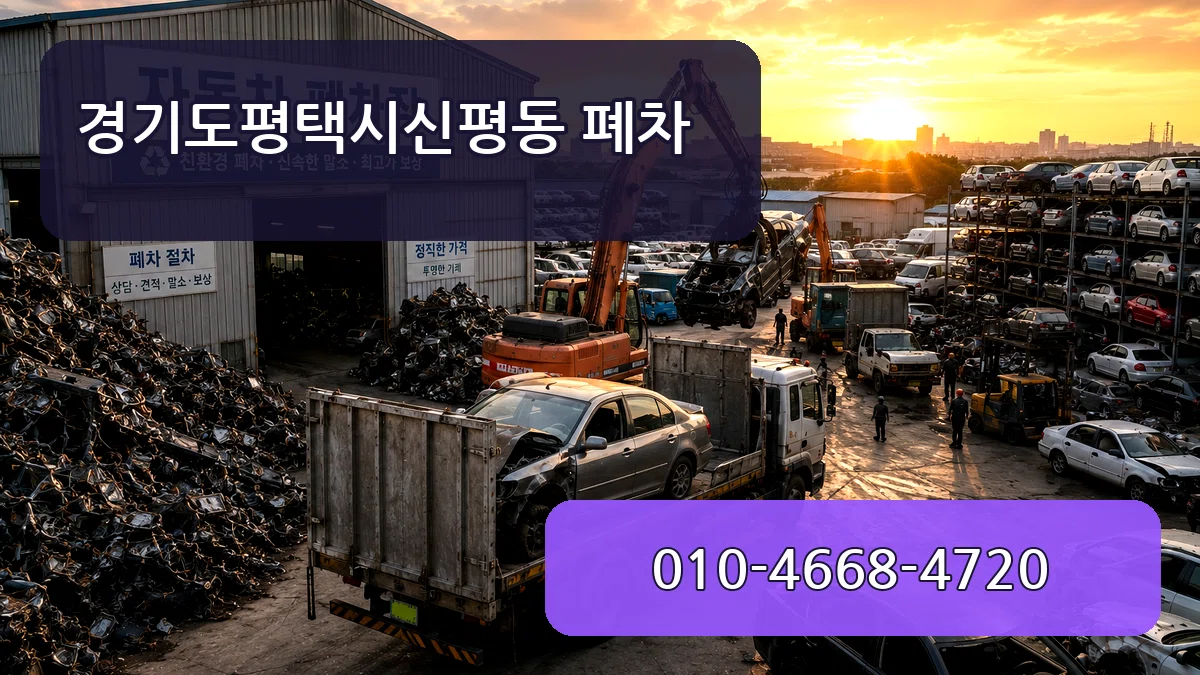 경기도평택시신평동 폐차 경기도평택시신평동 폐차 차량 처리 안내 이미지 1