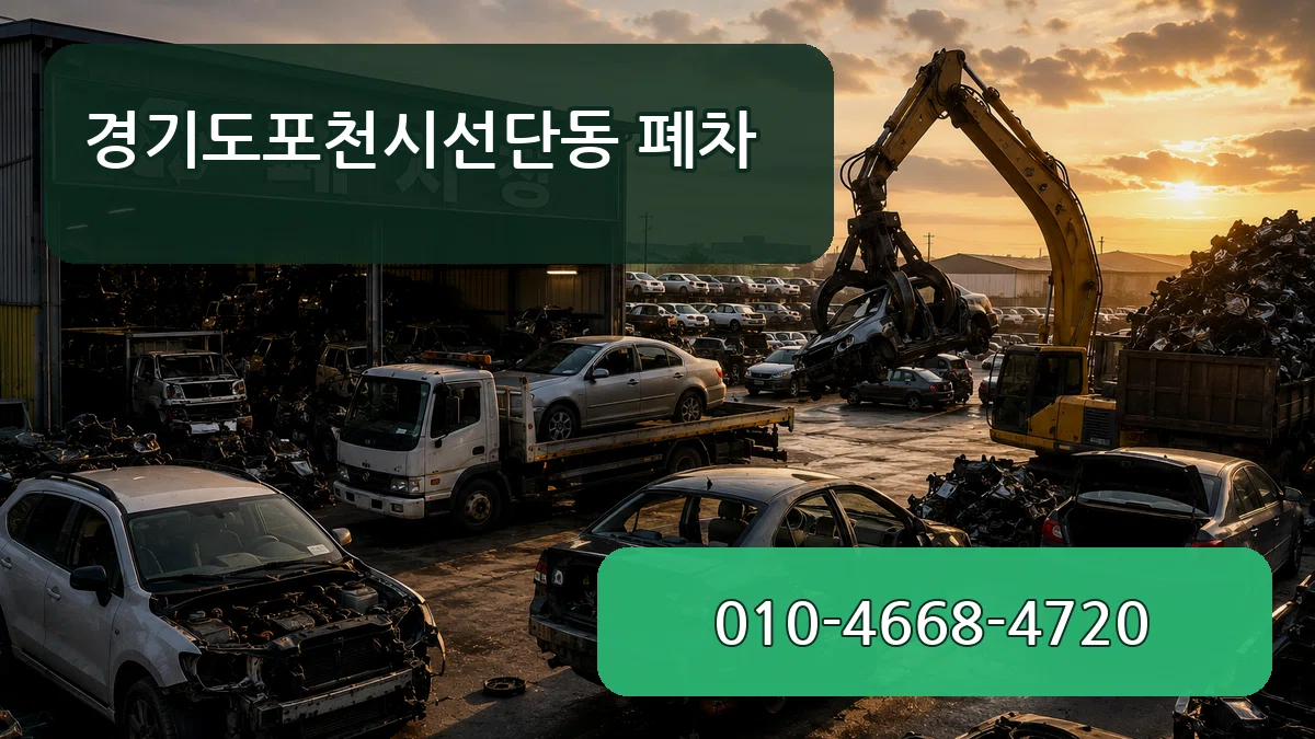 경기도포천시선단동 폐차 경기도포천시선단동 폐차 차량 처리 안내 이미지 2