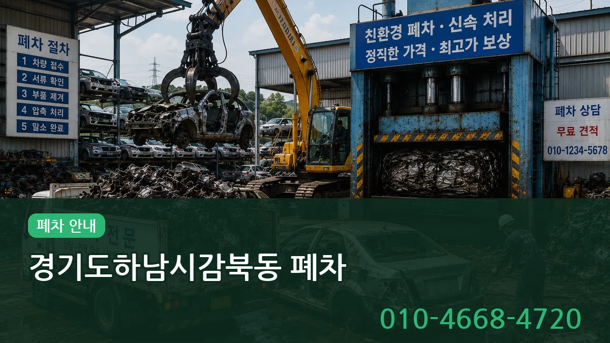 경기도하남시감북동 폐차 경기도하남시감북동 폐차 차량 처리 안내 이미지 1
